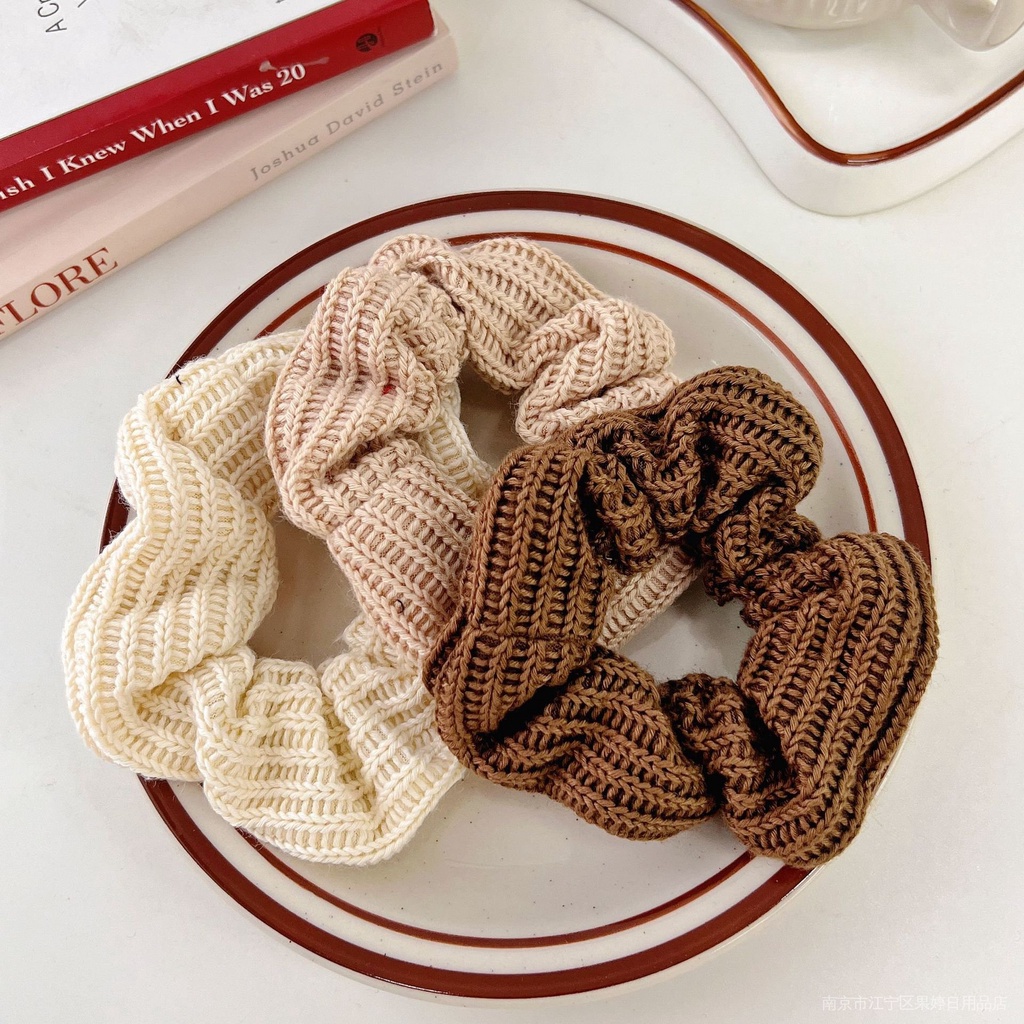 Dây Buộc Tóc Cao Su Cỡ Lớn Phong Cách Mori Hàn Quốc Dễ Thương Cho Nữ