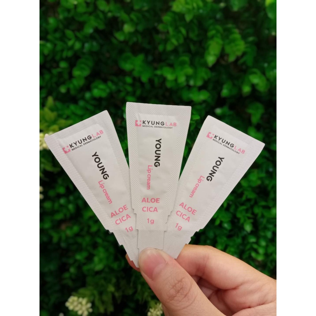 Sample son dưỡng môi Young Lip Cream Kyunglab- Son dưỡng dành cho môi khô 1g