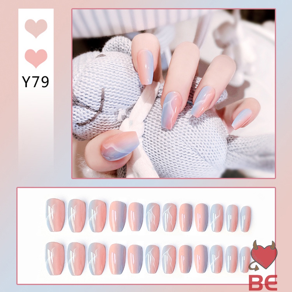 Set 24 móng tay giả YADORNOS tái sử dụng được dùng hàng ngày