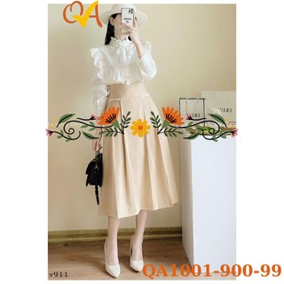 Chân Váy nữ Quocanh dạo phố, công sở, dự tiệc chất kaki mango