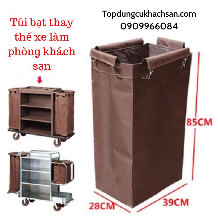 Túi Vải Thay Thế Xe Làm Phòng Khách Sạn