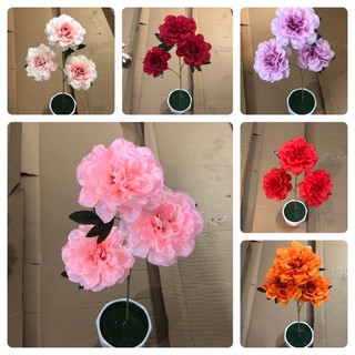 Cành Hoa Cúc Mặt Trời dài 60cm-3 bông siêu đẹp--