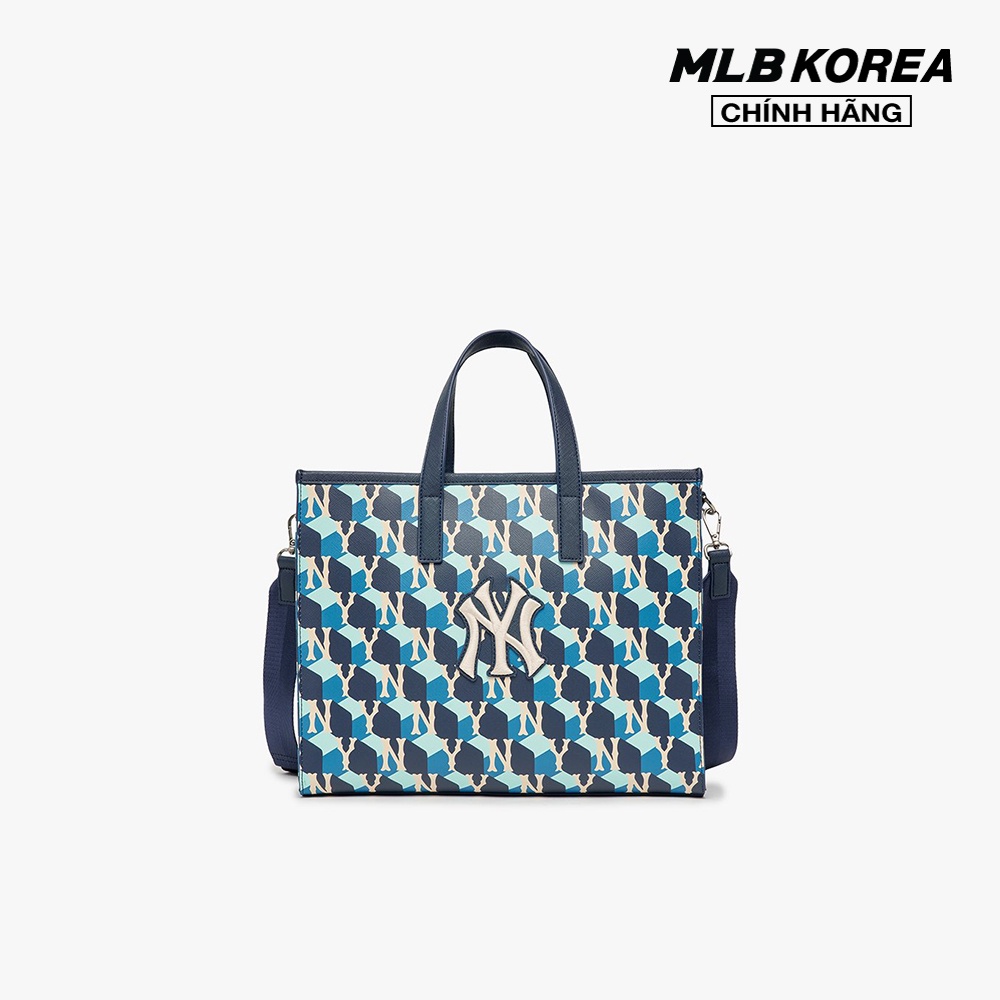 MLB - Túi tote chữ nhật Cube Monogram Medium 3AORM042N-50NYD