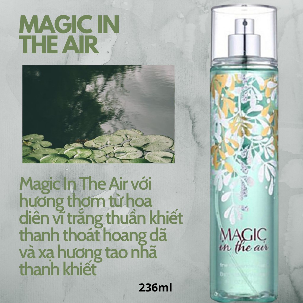 Xịt Thơm Toàn Thân Mùi Hương MAGIC IN THE AIR -𝐭𝐡𝐞𝐬𝐜𝐞𝐧𝐭.𝐥𝐚𝐛-