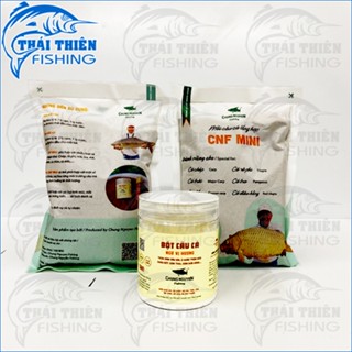 Combo 2 Gói Cám CNF Mini, 1 Hũ Bột Ngũ Vị Hương Chung Nguyễn Fishing Dùng Câu Cá Tổng Hợp Như Chép, Trôi, Trắm, Phi