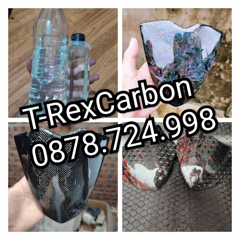 Carbon 1Kg Keo Epoxy Làm Carbon Ốp Phủ Gồm (A.B) Nhanh Khô Bề Mặt siêu Bóng