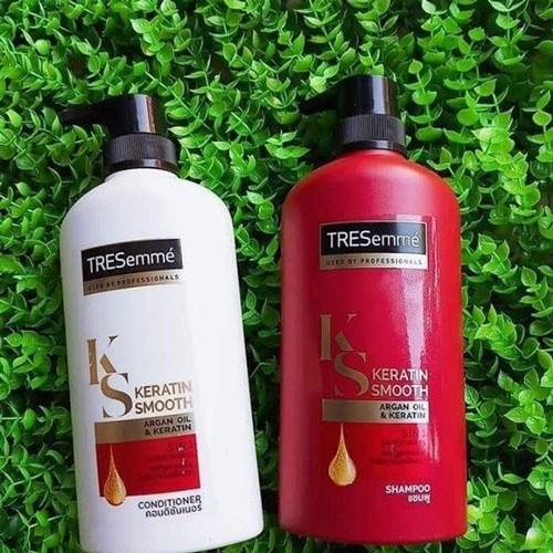 Combo 2 chai Gội + Xả Tresemme Keratin Smoonth Chính Hãng