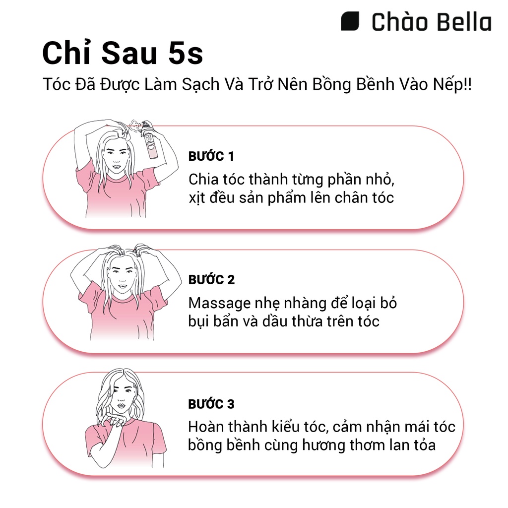 Dầu gội khô Colab Paradise (Hương Địa Đàng) | Dưỡng Tóc Mềm Mượt, Tóc Sạch Bồng Bềnh Vào Nếp Sau 5 Giây (200ml)