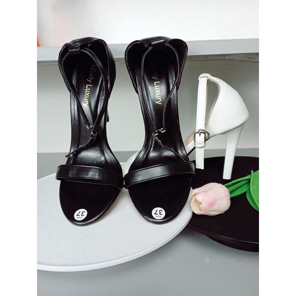 Giày sandal thời trang quai mảnh 9.5cm