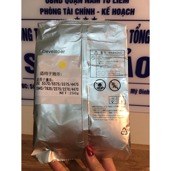 Bột từ máy photo Xerox WC - C7525 | 7530 | 7535 | 7545 | 7556 | 7830 | 7835 | 7845 | 7855 - 250g - Nhập khẩu mới