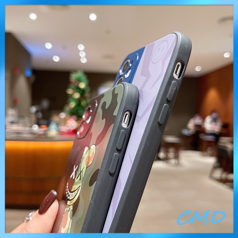 Ốp Điện Thoại Viền Vuông In Hình Kaws Cho iphone 11 12 13 promax 6plus 6s 6splus 7 7plus 8 8plus x xs xr plus promax/-3007