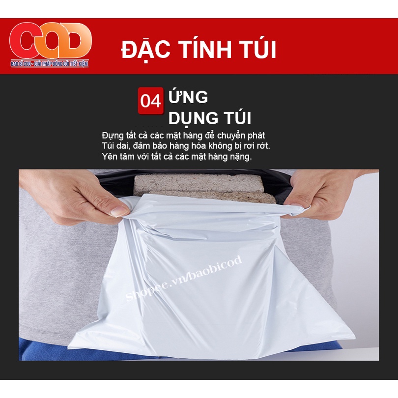 1kg - Túi Gói Hàng Túi Niêm Phong Tự Dính - Size 28x42cm