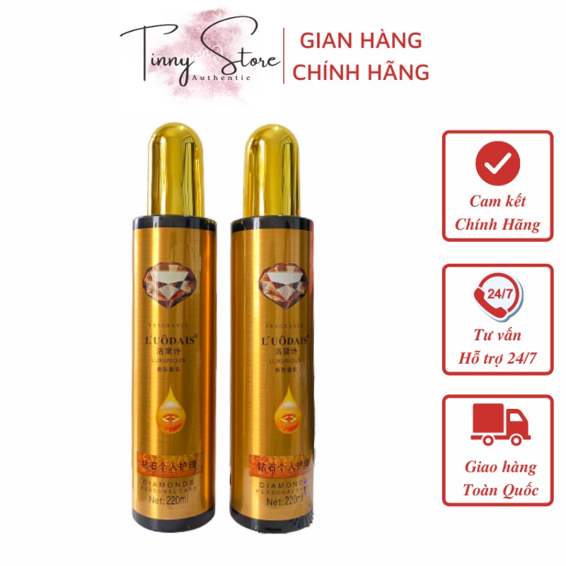 Xịt dưỡng tóc hương nước hoa Loudai kim cương 220ml