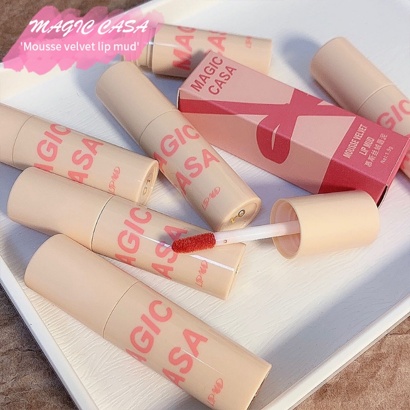 Son Môi 6 Màu Tùy Chọn Giúp Dưỡng Ẩm Và Chống Thấm Nước Cao Cấp