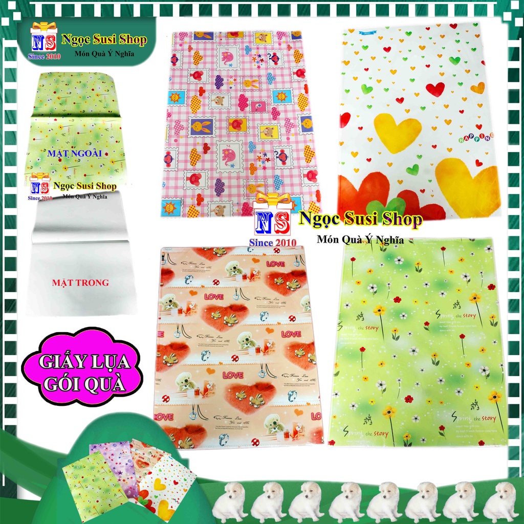 GIẤY GÓI QUÀ LỤA LOẠI TỐT SIZE 70X50CM DÙNG ĐỂ GÓI HỘP QUÀ TRANG TRÍ SIÊU ĐẸP - GIẤY GÓI QUÀ CAO CẤP