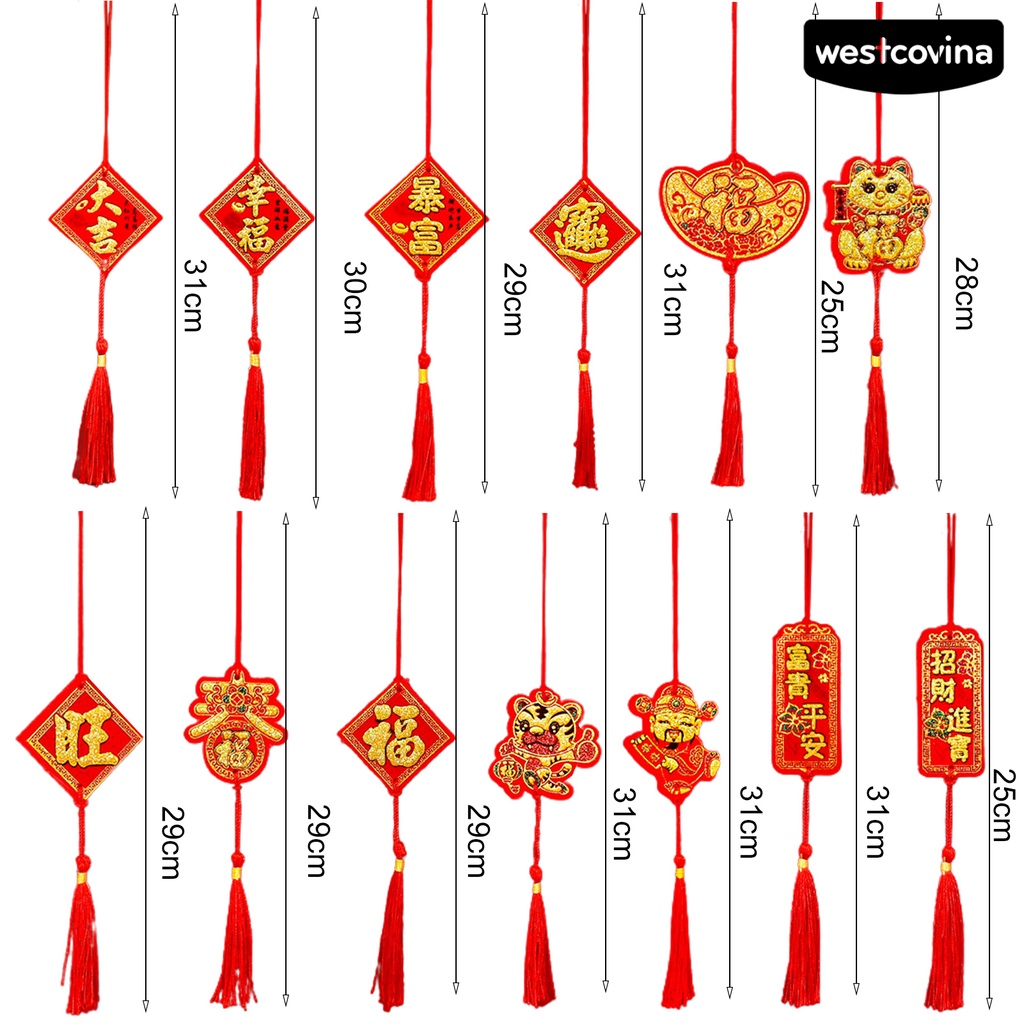 [Hot]☃Set 5 Dây Treo Trang Trí Mừng Năm Mới