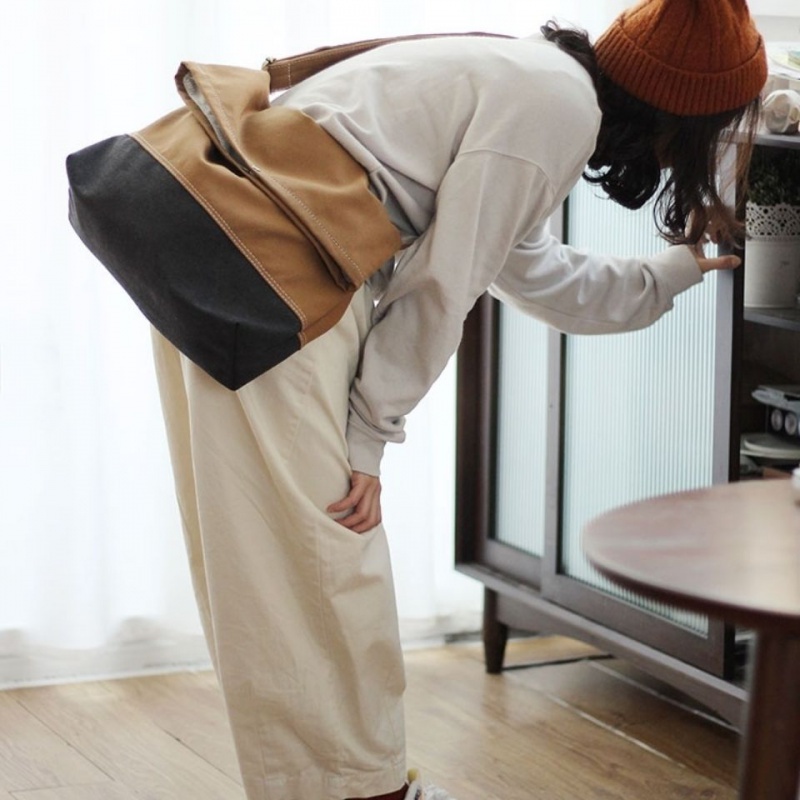 IXACH Túi Đeo Chéo Canvas Phong Cách Nhật Bản 2022 Cho Nam Nữ