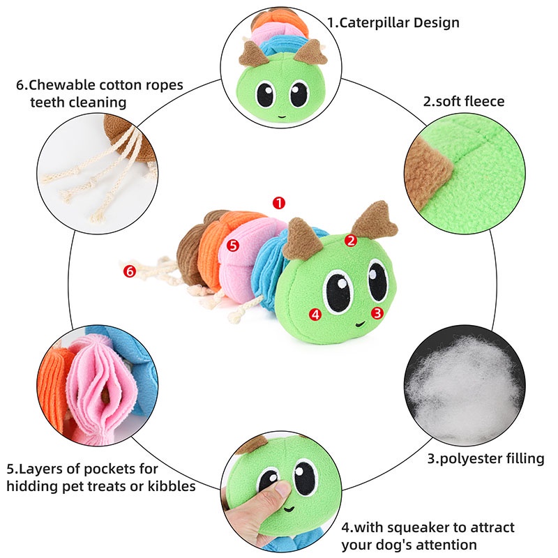 HamshMoc Đồ Chơi Nhồi Bông Hình Dùng Huấn Luyện Chó Trong Nhà