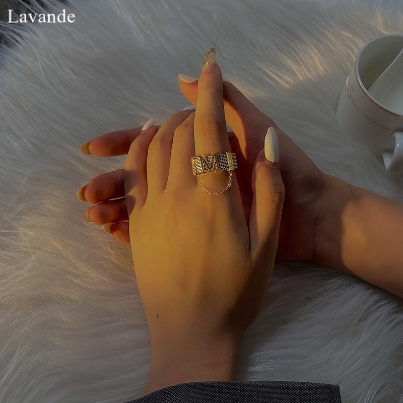 Nhẫn Kim Loại Mạ Vàng 18K Sang Trọng Không Phai Màu A01C1