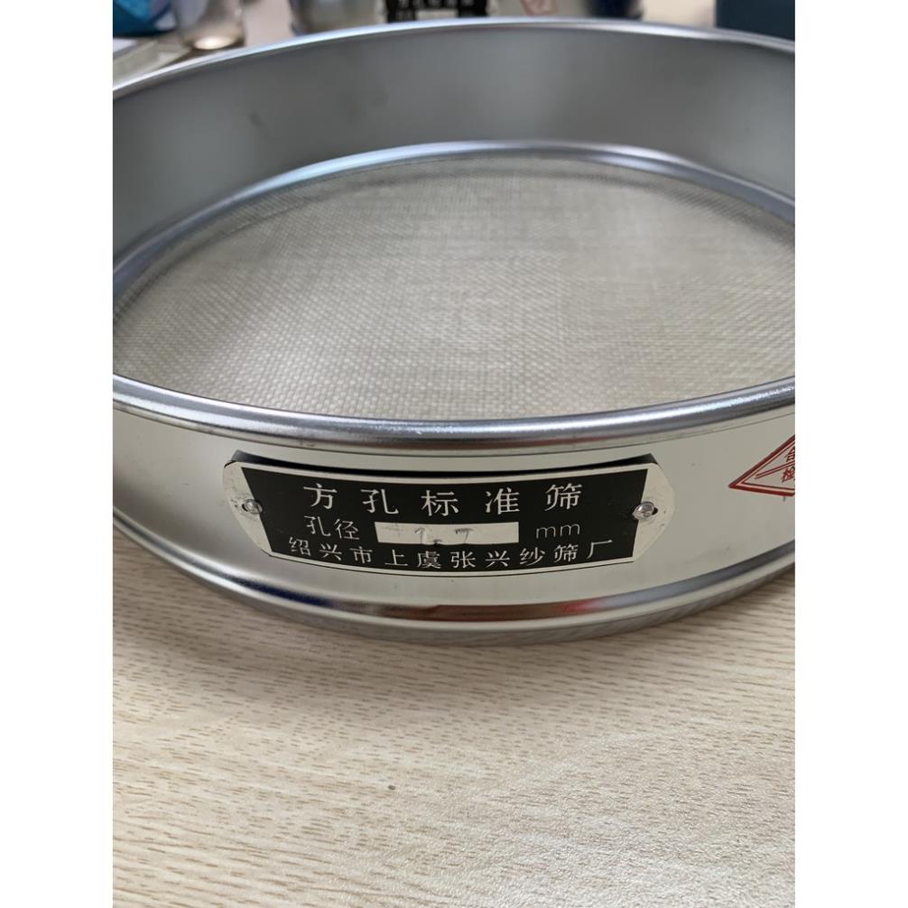 Sàng rây tiêu chuẩn, đường kính 300mm, cỡ lỗ 1,7mm, chất lượng cao, bền đẹp