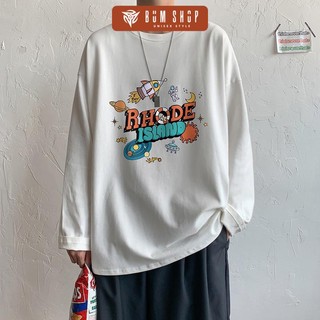 Có hình thật| Áo Thun Tay Dài Unisex Nam - TD26 OHALE - Màu Oliu Cực Chất, Form Rộng Oversize <75kg, Chất Cotton Dày Mềm