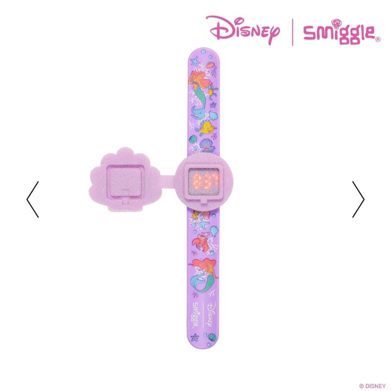 Đồng Hồ Trẻ Em Smiggle Vỏ Sò Tiên Cá Ariel