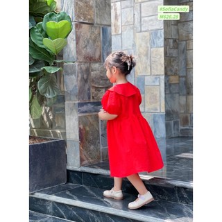 VÁY ĐỎ CÓ CỔ BẺ SOFIA