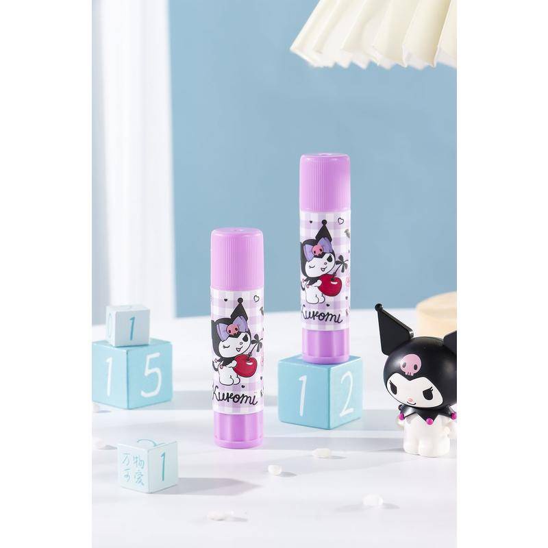 Set 4 Keo Cứng Trơn Siêu Dính Cho Bé Sanrio Mymelody Kuromi Cinnamoroll