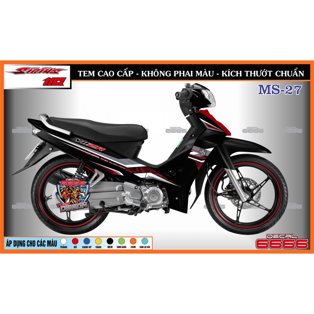 Tem rời SIRIUS 110 MS27 - decaq7