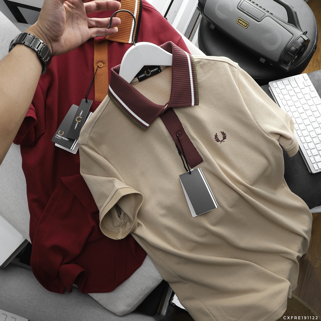 [ XUẤT XỊN ] Áo thun polo thời trang , áo thun cổ trụ nam, mắt vải cá mập xịn mịn, phối viền tinh tế 191122