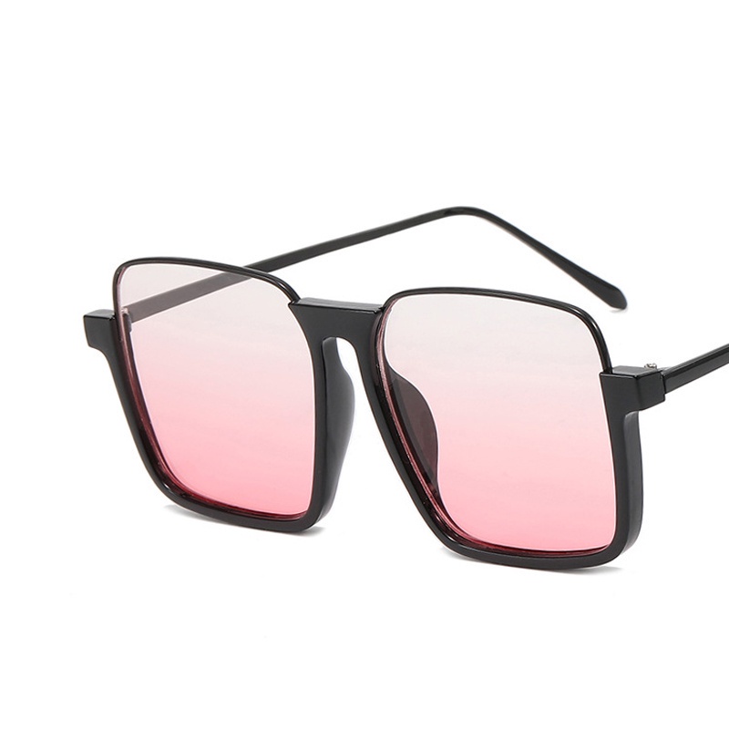 Kính Mát Gọng Vuông Lớn Trong Suốt Chống Tia UV Phong Cách Hàn Quốc Cổ Điển Thời Trang Cho Nữ