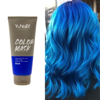 Mặt nạ dưỡng bổ sung hạt màu ( Xanh Dương ) Blue Color Mask Yunsey 200ml { New 2024 }