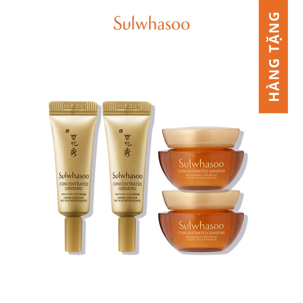 [HB Gift] Bộ quà tặng Sulwhasoo 4 món chống lão hóa tối ưu từ Nhân sâm cô đặc