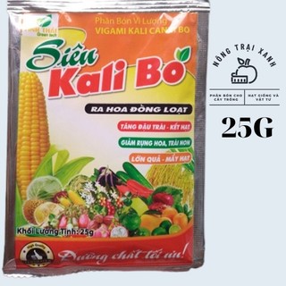 Phân bón vi lượng vigami kali canxibo - siêu kali bo- gói 25g