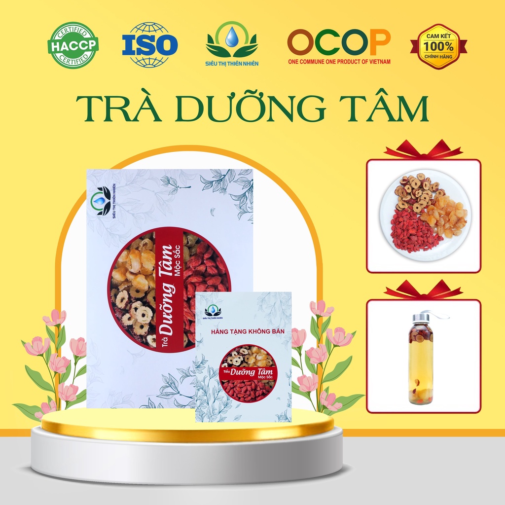 Trà Long Nhãn, Kỷ Tử, Táo Đỏ, Trà Dưỡng Tâm - Siêu Thị Thiên Nhiên