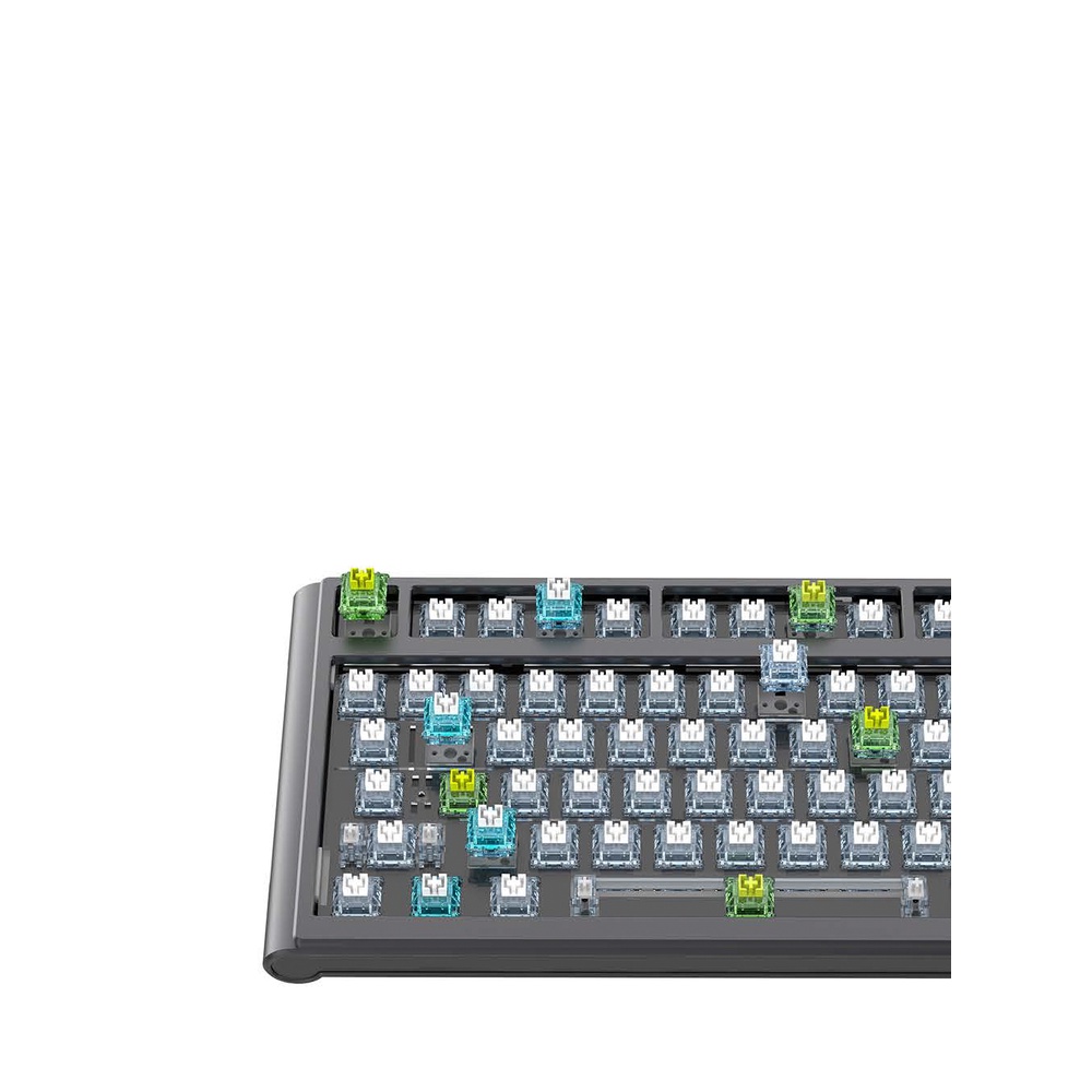 Bàn Phím Cơ Mxrskey Ck820 Nhôm CNC - 3Mode RGB hotswap gasket