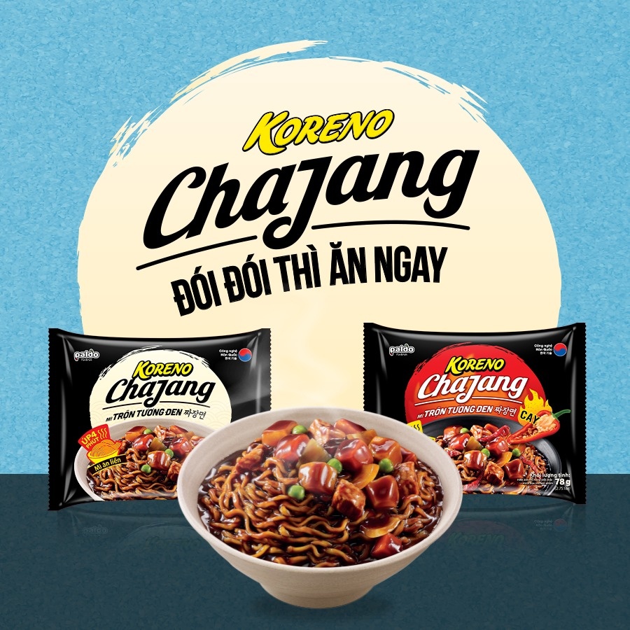 Mì Trộn Tương Đen Koreno Chajang Gói 78g