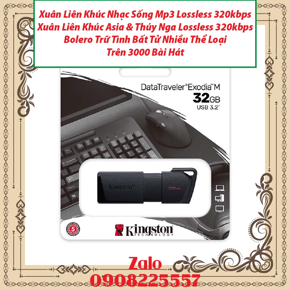 Mp3 Lossless Xuân Liên Khúc Nhạc Sống Trên 3000 Bài Hát Usb 32Gb