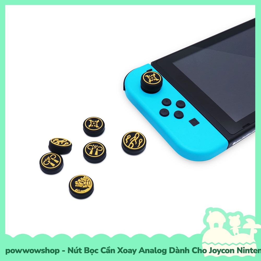 [Sẵn VN - Hỏa Tốc] Oled/V1/V2/Lite Nút Bọc Cần Xoay Analog Dành Cho Joycon Của Nintendo Switch Monster Hunter Rise