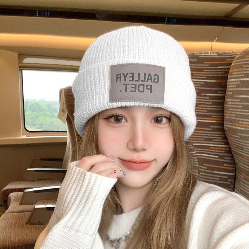 Mũ Dệt Kim Giữ Ấm Tai Bằng Da Phong Cách Hip Hop Đường Phố Bảo Vệ Tai Đa Năng Cho Nam