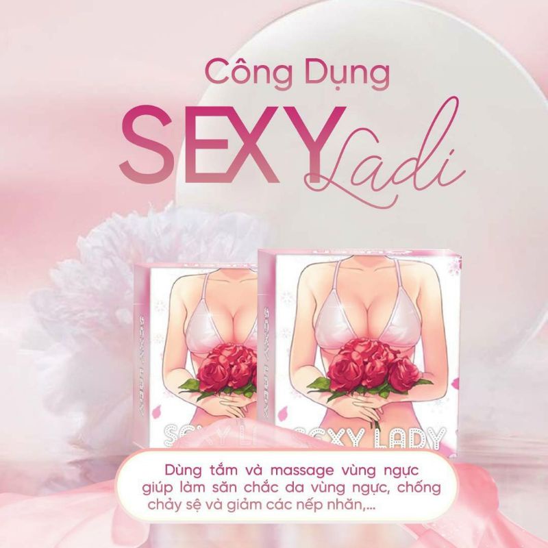 Xà Phòng Tăng Vòng 1, xà bông nở ngực SEXY LADY