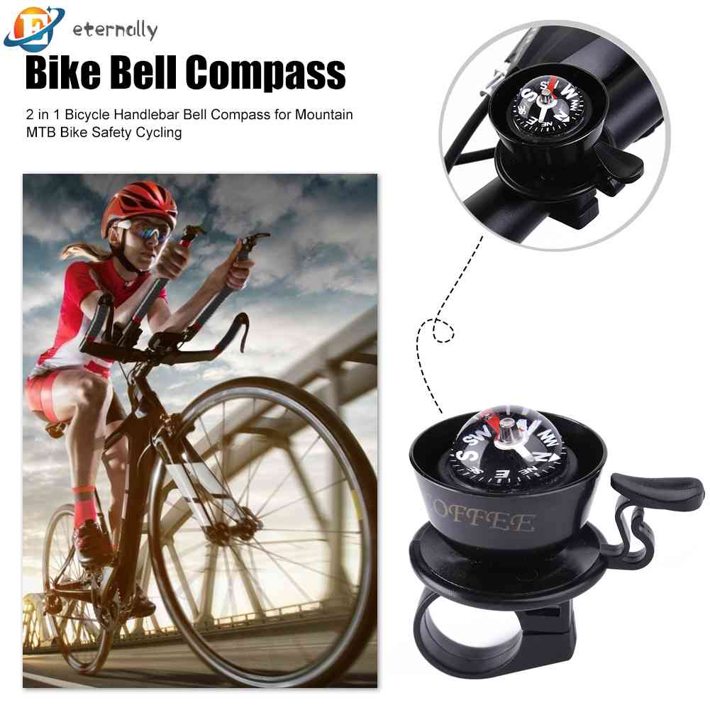 Chuông Gắn Tay Lái Xe Đạp 2 Trong 1 Tiện Lợi