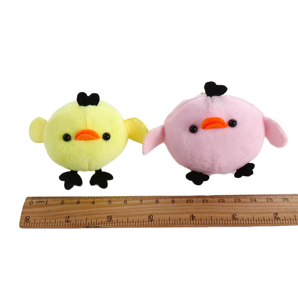 DARNELL Móc Khóa Gà Nhồi Bông 6cm Đáng Yêu