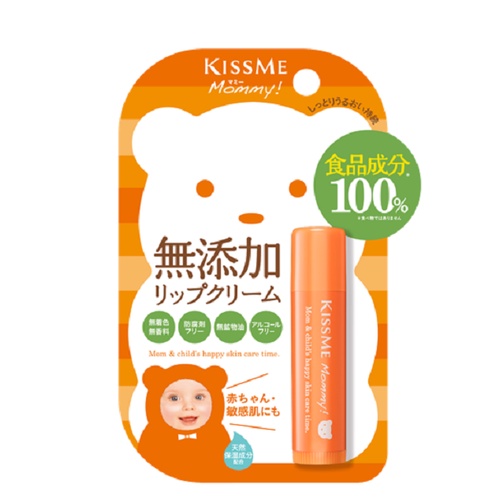 Son Dưỡng Chống Nứt Nẻ Môi Dành Cho Bé Từ 6 Tháng Tuổi Và Làn Da Nhạy Cảm Kissme Mommy Lip Cream N