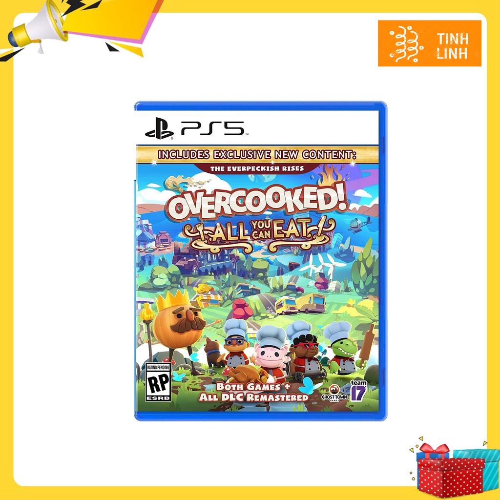 Đĩa Game PS5 Overcooked! All You Can Eat