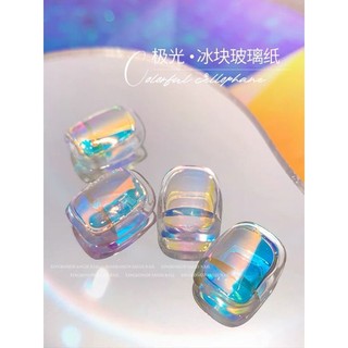 sticker dán nổi óng ánh nail