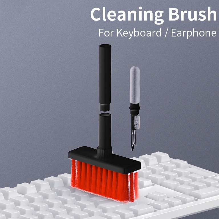 1 Bộ Dụng Cụ Vệ Sinh Bàn Phím Máy Tính / Tai Nghe / Bàn Phím Mềm Mại Đa Năng