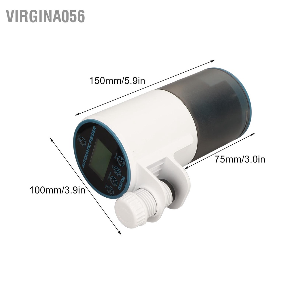 Có thể bán buôn Máy cho cá tự động Thời gian không thấm nước Yên tĩnh 200ml phân phối thức ăn bể thông minh Virgina056 Hàng giao ngay