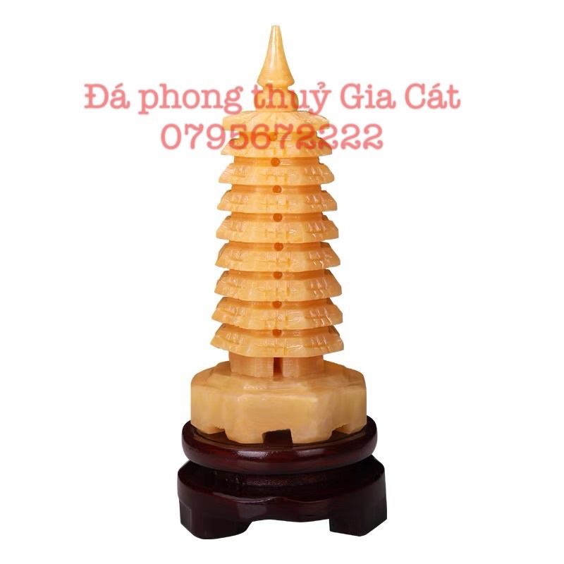 Tháp văn xương ngọc hoàng long dày đẹp kiểm định ~30cm