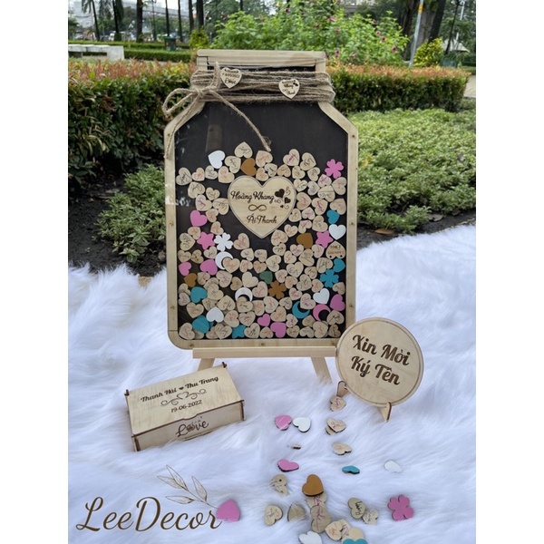 LỌ THẢ TIM KÝ TÊN THẢ TIM ĐÁM CƯỚI